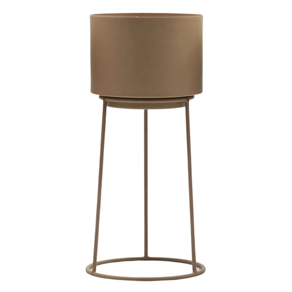 Taupe Planter Stand, Small