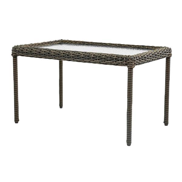 Providence Fairview Wicker Patio Coffee Table, Brown
