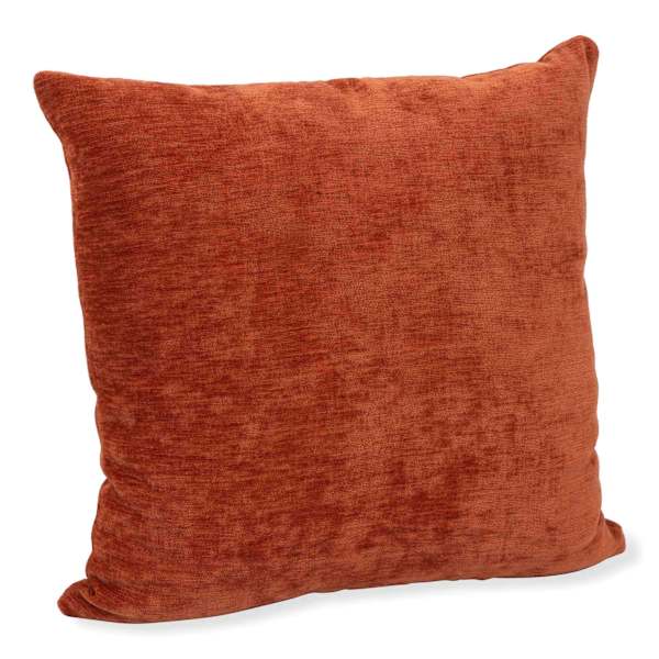 Reese Rust Chenille Throw Pillow, 18"
