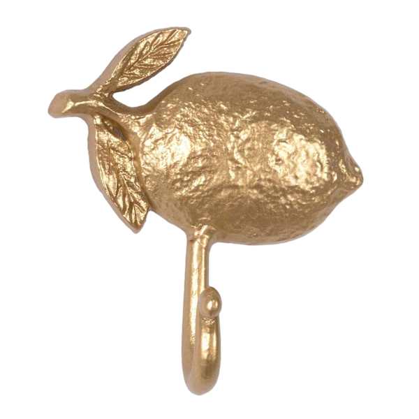 Providence Lemon Gold Metal Wall Hook
