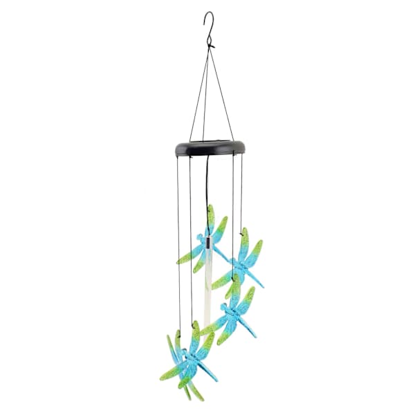 Solar Butterfly Wind Chime, 26"