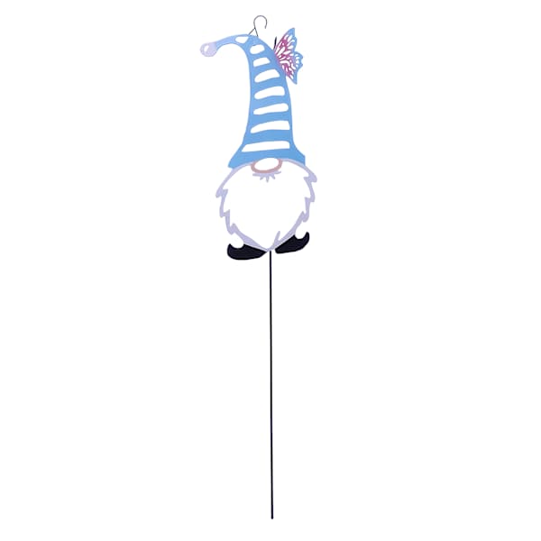 Sunny Club Blue Gnome Metal Stake, 24"
