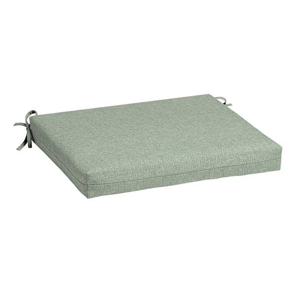 Spa Blue Premium Woven Outdoor Square Seat Cushion