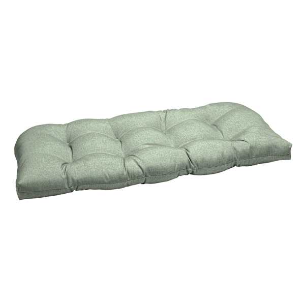 Spa Blue Premium Woven Outdoor Wicker Settee Cushion