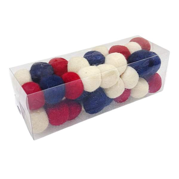 Red, White & Blue Felt Bowl Filler