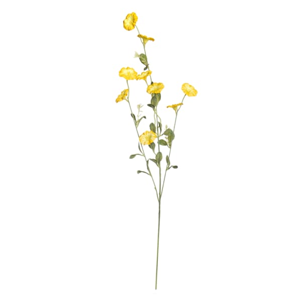 Yellow Morning Glory Spray, 34"