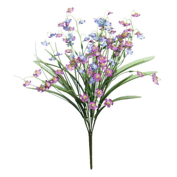 Purple Lily of the Valley Bush, 19"
