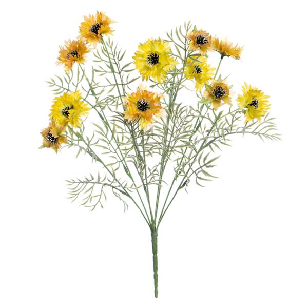 Yellow Cornflower Bush, 19"