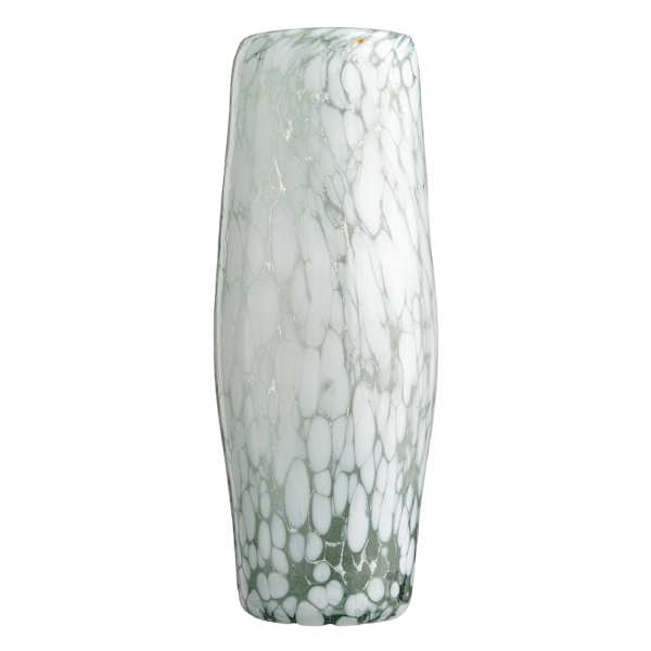 Speckled Art Glass Vase, 10"