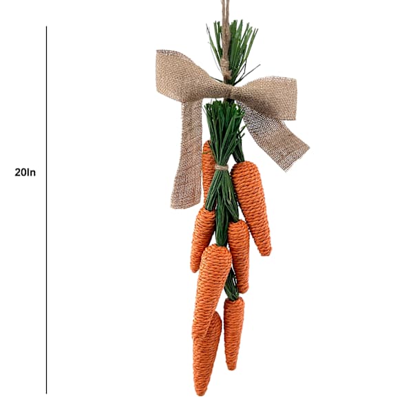Homespun Easter Carrot Door Hanger, 20"