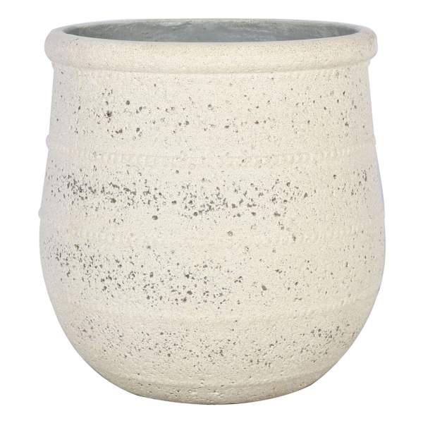 White Denali Outdoor Planter, Medium