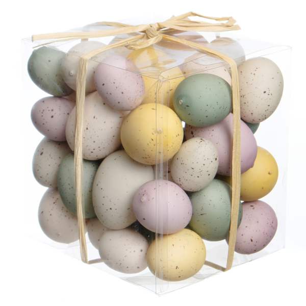 Honeybloom 48-Count Pastel Foam Eggs