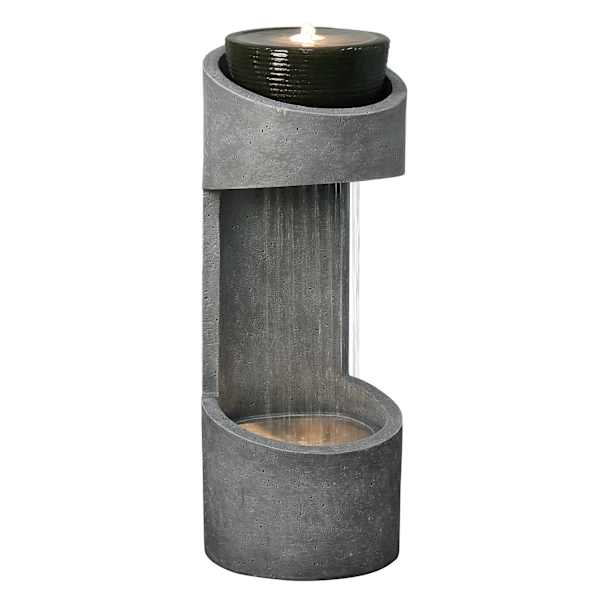 Pre-Lit Rainfall Outdoor Fountain, 25"