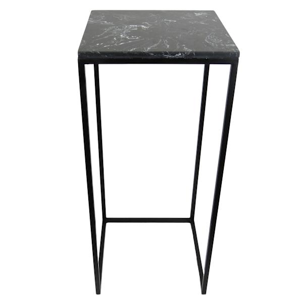 Crosby St. Metal & Marble Plant Stand, Small