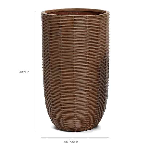 Honeybloom Hannah Tall Outdoor Planter, Extra Large