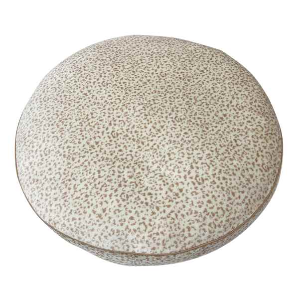 36x36 Round Leopard Print Bed