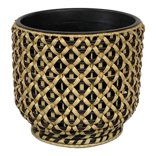 Poly Rattan Outdoor Planter, Medium