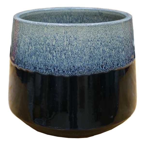 Mixed Reactive Glaze Outdoor Planter, Medium