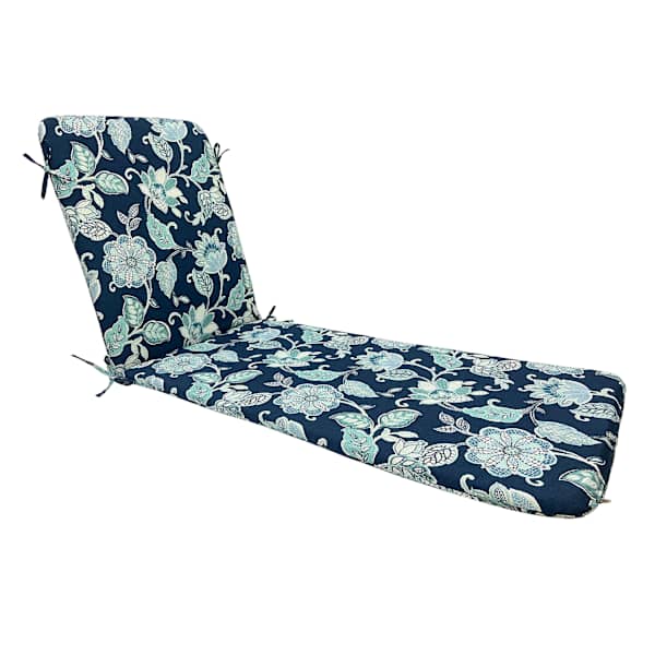 Providence Positano Navy Blue Outdoor Chaise Lounge Cushion