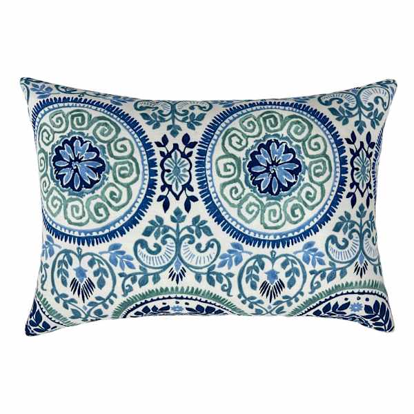 Honeybloom Finley Coast Lumbar Outdoor Throw Pillow, 14x20