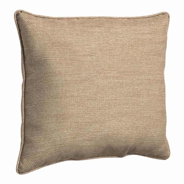 Neutral Tempo Grain Premium Outdoor Corded Back Cushion
