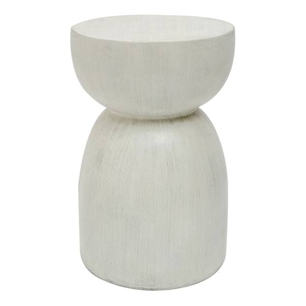 Cade Wooden Accent Table , White Ash Finish
