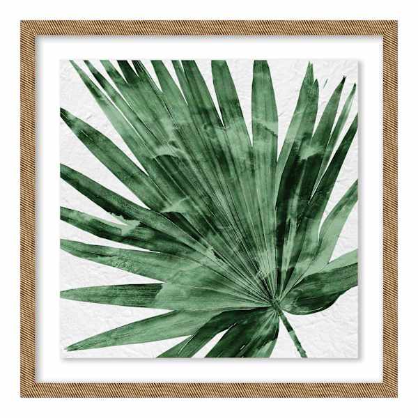 Glass Framed Palm Print Wall Art, 19"
