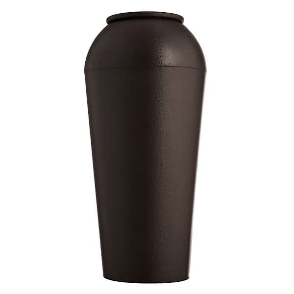 Found & Fable Black Metal Vase, 19"
