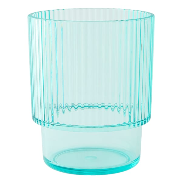Oh Joy! Blue Double Old Fashioned Glass, 14oz