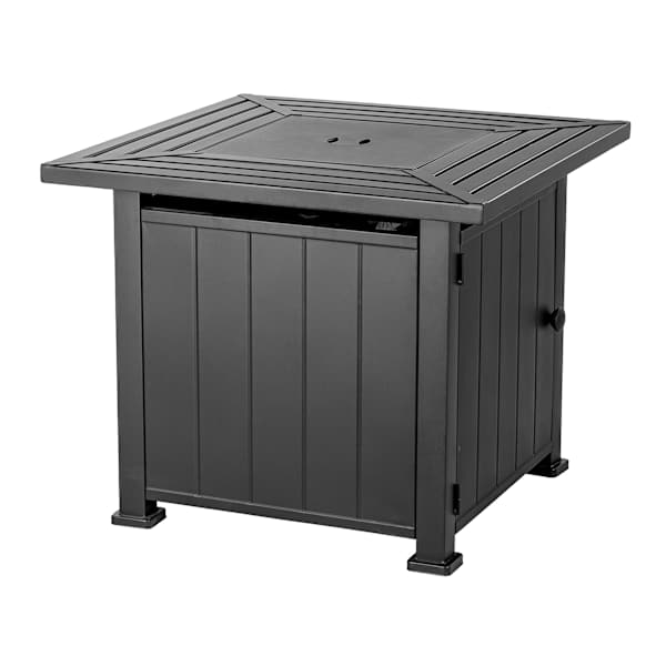 Grammercy Gas Fire Pit Table Stainless Steel Burner 50000 Btu, 30"