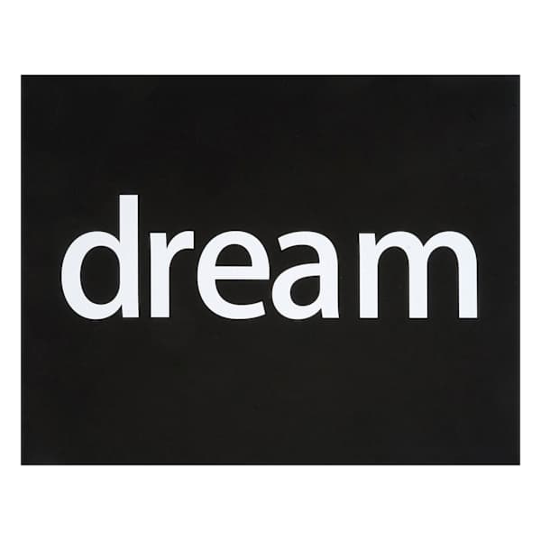 Dream Canvas Wall Sign, 14x11