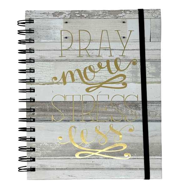 Pray More Stress Less Chunky Spiral