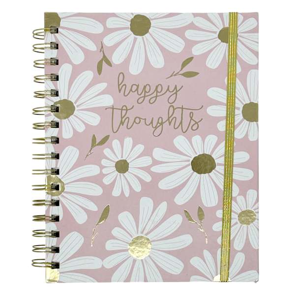 Chunky Spiral - Happy Thoughts Pink Daisy