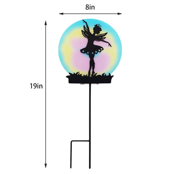 Angel Solar Yard Stake, 18"