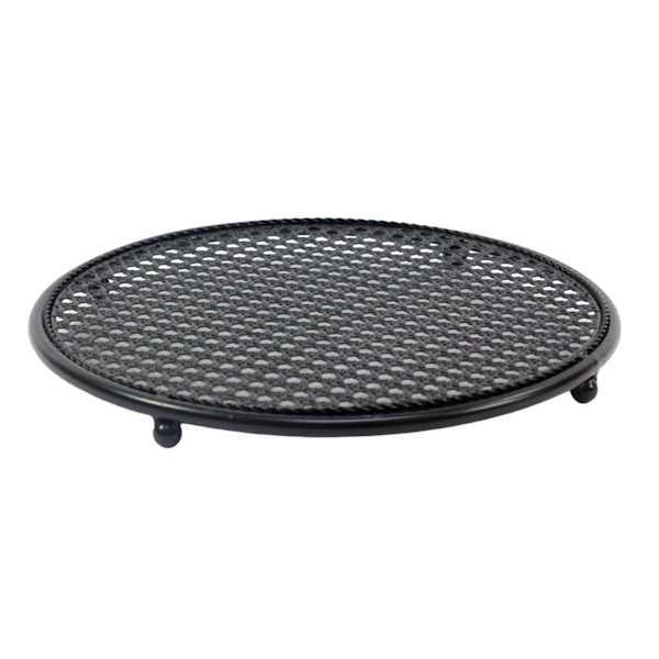 Black Metal Plant Riser, 12"