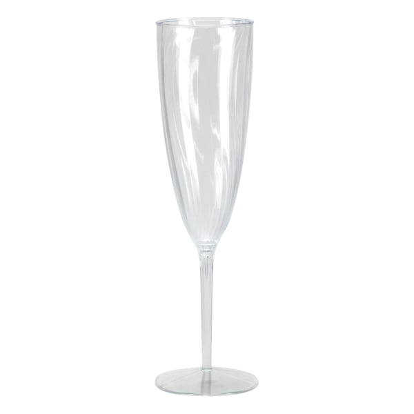 8-Count Clear Champagne Flute, 6oz