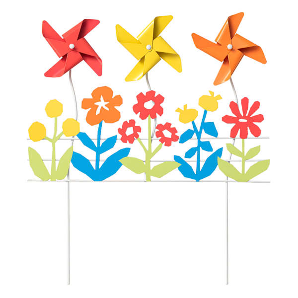 Sunny Club Wind Spinner Metal Yard Stake, 22"