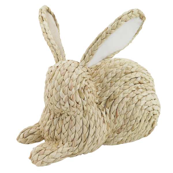 Honeybloom Braided Grass Easter Rabbit, 11"