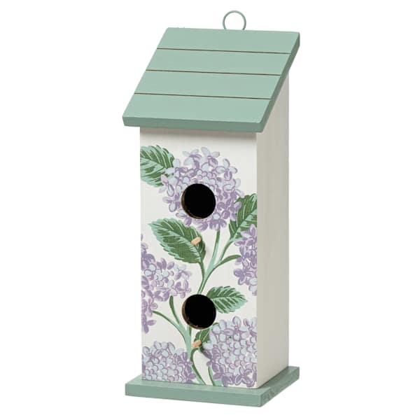 Providence Floral Printed Birdhouse, 14"