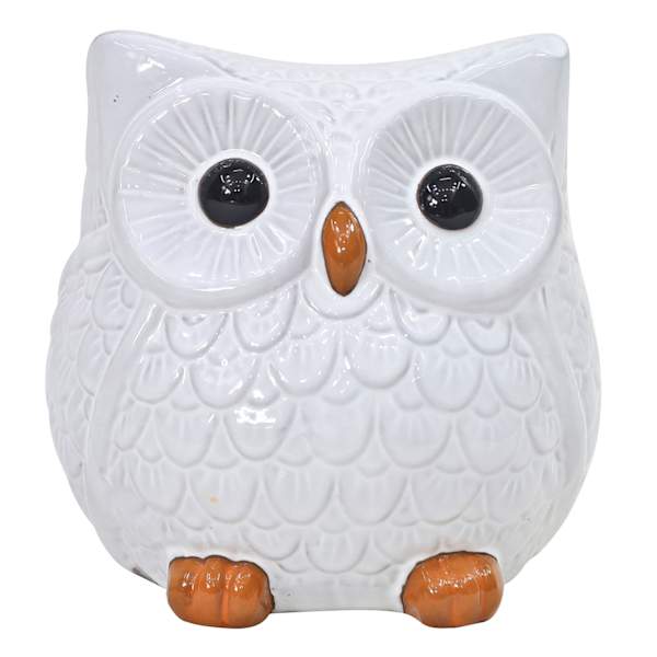 Ceramic Owl Outdoor Garden Statue