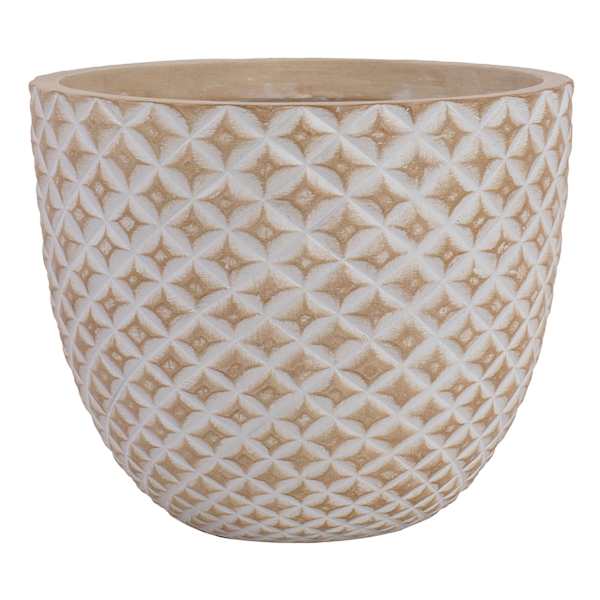 Honeybloom Tan Pineapple Outdoor Planter, Small