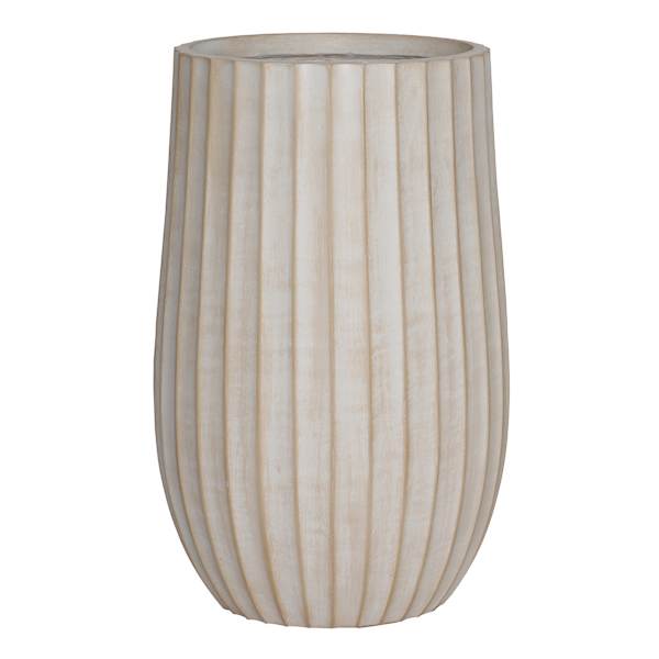 Honeybloom Washed Terracotta Outdoor Planter, 30"