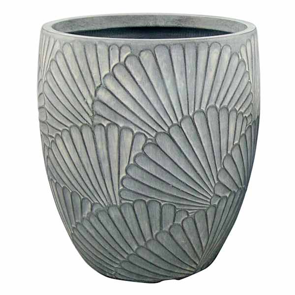 Found & Fable Silver Leaf Outdoor Planter, 18"