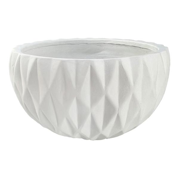 Crosby St. Tess White Outdoor Planter, Small