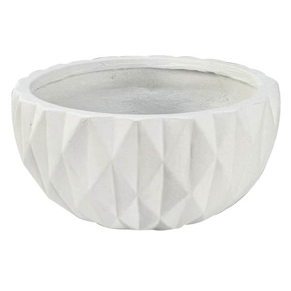 Crosby St. Tess White Outdoor Planter, Large