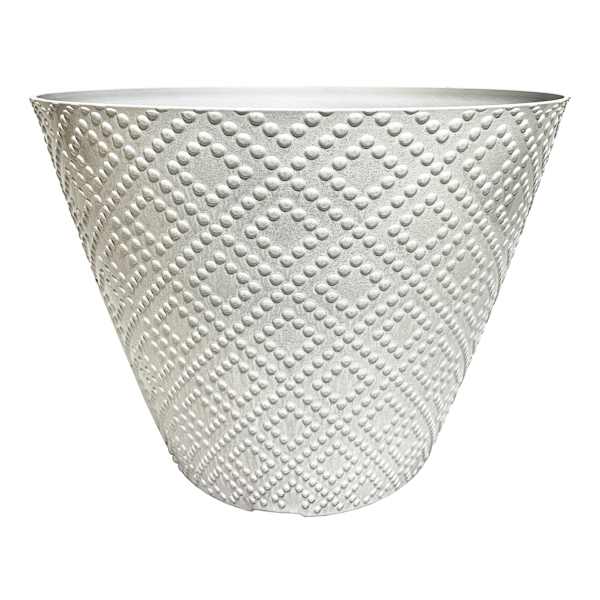 Libby White Outdoor Planter, Small