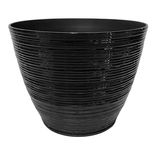 Millie Black Outdoor Planter, Small