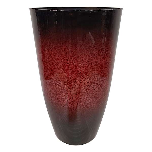 Nora Reactive Red Outdoor Planter, Medium