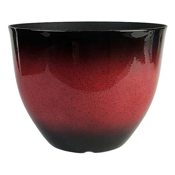 Nora Reactive Red Outdoor Egg Planter, Small