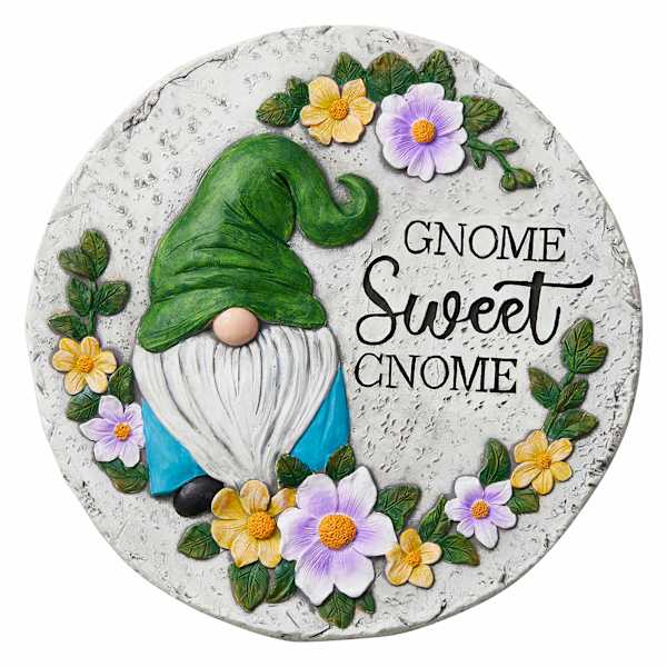Gnome Outdoor Stepping Stone, 10"